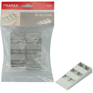 HAPAX WIGGEN GERIBBELD Ø43X15,00X95 /6ST