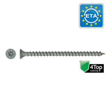 VIS À BOIS UNIV HAPAX TF-T20 5,0X40 4TOP