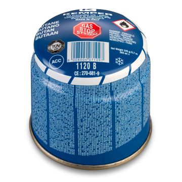GASPATROON STOP-GAS BUTAAN, 190GR, EN 417 (EX KF 1120S) (36 PER OVERDOOS)