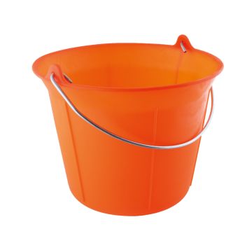 BOUWEMMER - PE - FLUO ORANJE - 11L PRO (10 PER OVERDOOS)