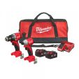 M18™ COMPACT BRUSHLESS HAMMER DRILL + M18™ COMPACT BRUSHLESS IMPACT DRILL M18 BLCPP2A-402C 