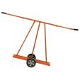 PLATENKAR 2 WIELEN - 900 KG (2 PER OVERDOOS)