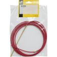 BINNENSPIRAAL SPECIAL ALU. STAINLESS.  3 M. Ø1/1.2 - 041585
