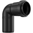 PP MASTER3PLUS BOCHT ZWART M/S 90MM 90°