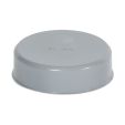 PVC KAP GRIJS VOOR SPIE-EIND 125MM
