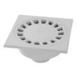 PVC KLOKROOSTER LICHTGRIJS 200X200MM
