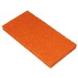 SPONSRUBBER ORANJE 280 X 140 X 20 MM (100 PER OVERDOOS)