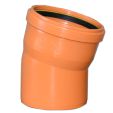 PP BOCHT BENOR ORANJE 160MM 15° 