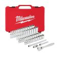 DOPPENSET 1/4” FOUR FLAT™ INCL. INCH MATEN (50-DELIG) 