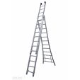 Schuifladder / 3 x 10, open voet, reform, gevelrollen