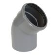 PVC BOCHT BENOR GRIJS 250MM 30°
