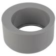PVC SANITAIR VERLOOPSTUK ABS  125/90MM 