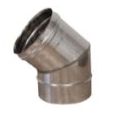 VASTE INOX BOCHT EW 150MM 45° 
