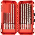 SDS-PLUS BORENSET MX4 PACKOUT FRIENDLY BOX (5/6/6 X 115 & 6/6/8/8/8/10 X 165 & 10/12 X 160 MM)