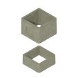 VERHOOGSTUK BETON 40X40X40 (EXT. 48X48)