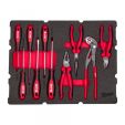 FOAM INLAY MET SCHROEVENDRAAIERS EN TANGEN GESCHIKT VOOR ALLE PACKOUT™ GEREEDSCHAPSKOFFERS MET LADES (10-DELIG)