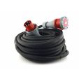 NEOPREEN VERLENGKABEL EN 60309 - 25M - 400V-64A - 3P+N+A (2 PER OVERDOOS)
