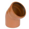PVC RIOOLBOCHT 110MM 45° 