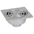 ALU KLOKROOSTER 250X250MM
