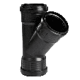 PP MASTER3PLUS T-STUK ZWART 3XMOF 90MM 45° 