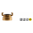 KLAUWKOPPELING 1" 1/4-29MM BINNENDRAAD MESSING