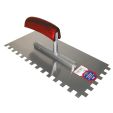GETANDE SPAAN 280 X 130 / 6 X 6 MM / ZG18 MET HOUTEN HANDGREEP - STAAL (10 PER OVERDOOS)