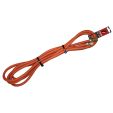 RUBBER GASSLANG MET 2 AANSLUITINGEN 3/8"L - 10 M - Ø 6,3 MM (2 PER OVERDOOS)