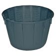 MORTELKUIP ROND - PE  230 L - ZWART (10 PER OVERDOOS)