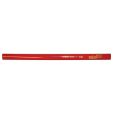 SCHRIJNWERKERSPOTLOOD "PRO 101", OVALE VORM, ROOD GELAKT - 30 CM - PER STUK (2 PER OVERDOOS)